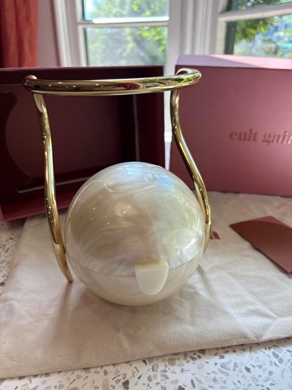 Cult Gaia Pearl Ivory Acrylic Bag - Picture 4 of 7